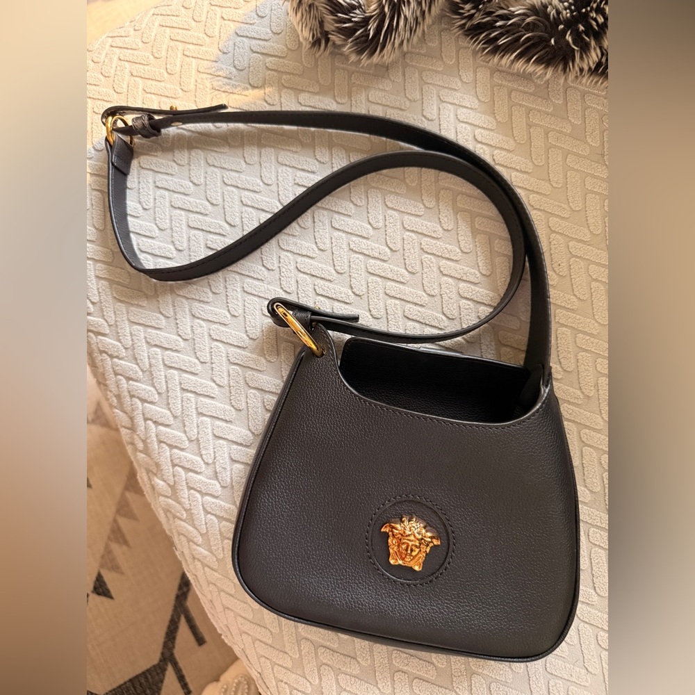 Versace La Medusa Mini Hobo Shoulder Bag
